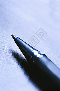 球笔小费办公室蓝色写作照片商业圆珠笔书写文具工具静物图片