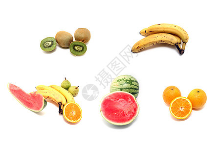 水果情调柠檬覆盆子营养素食物沙拉市场热带菠萝奇异果图片