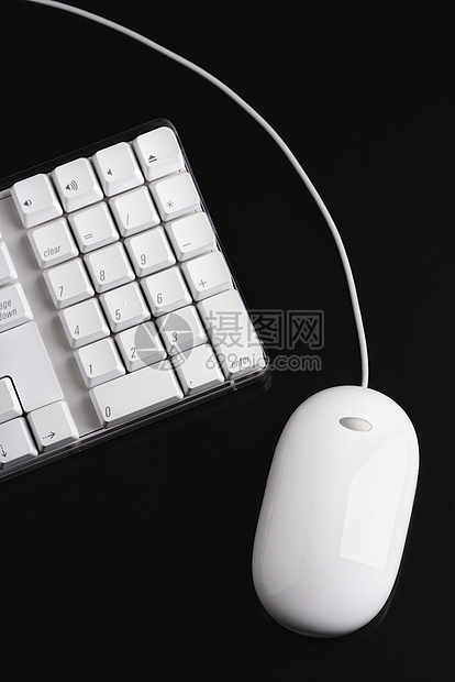 计算机鼠标和键盘黑与白硬件电脑照片静物控制图片