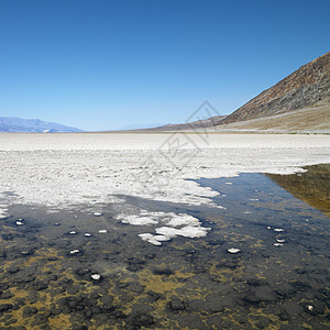 坏水盆地 死亡谷正方形恶水风景照片图片