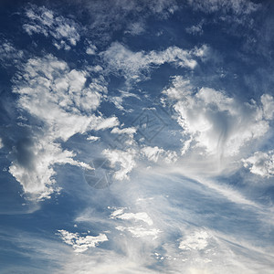 蓝天有云天气天空气氛天堂照片自然界正方形场景图片