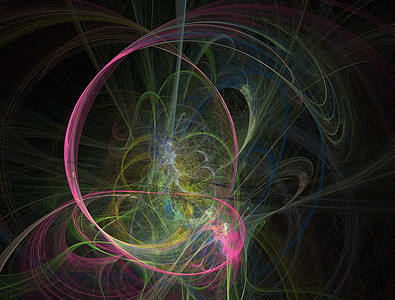 抽象的彩色背景漩涡状弯曲曲线螺旋插图艺术海浪电脑创造力图片
