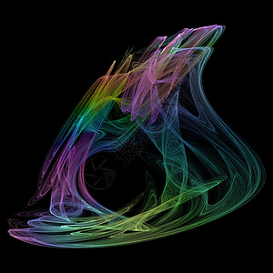 彩色烟雾抽象的彩色背景漩涡艺术黑暗学习车削曲线电脑墙纸闪电创造力背景