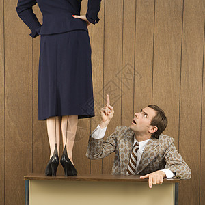 办公室概念力量性别女性男子两个人照片中年图片