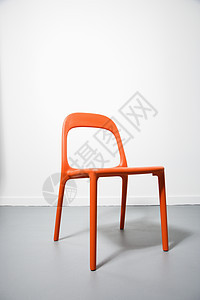 橙色的现代椅子图片