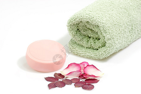 在洗手间女性化清洁度护理香味毛巾粉色材料织物肥皂柔软度图片