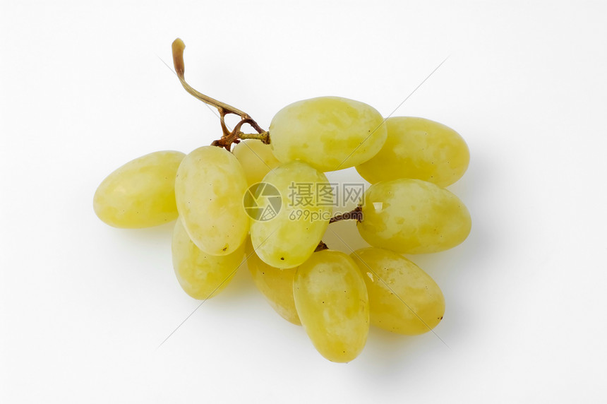 葡萄水果黄色白色绿色食物图片