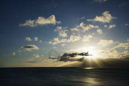 太平洋海洋岛风景旅游蓝色旅行海景太阳光假期照片日落海洋图片