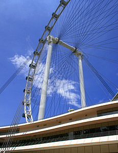 新加坡飞轮世界纪录车轮蓝色传单街道天空图片