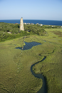 沼泽的灯塔旅行建筑水路湿地盐沼通讯天线旅游建筑学导航图片