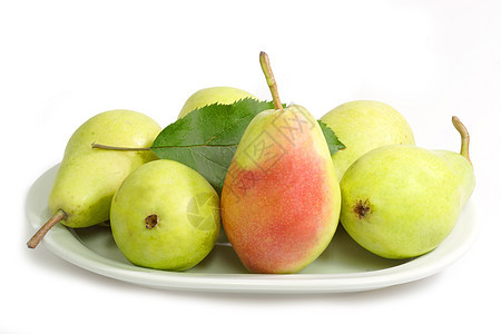 梨早餐皮肤盘子饮食甜点白色水果圆形小吃营养图片