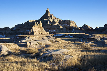 南达科他州的荒地旅游旅行草原地貌台面假期水平风景土地照片图片