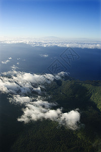 毛伊航空旅游照片旅行天线地形假期顶峰首脑自然界山脉图片