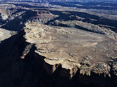 犹他峡谷航空鸟瞰图地层水平地貌风景天线自然界照片岩层崎岖图片