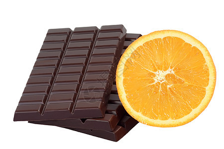 橙色巧克力图片