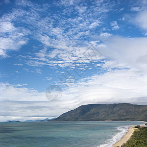 昆士兰风景海岸旅游照片正方形海洋旅行闲暇海景假期海岸线自然界图片