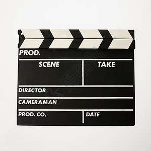 电影拍板静物生产记板隔板工作室摄影师空白正方形场景背景图片