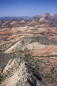 沙漠景观视图地质学风景台面土地鸟瞰图天线高原地形砂岩图片