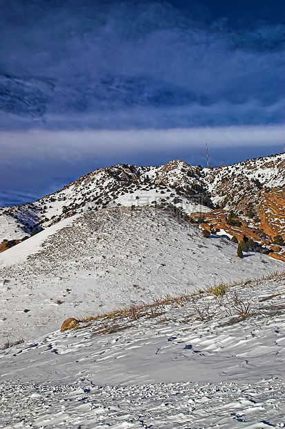 科罗拉多新雪山图片