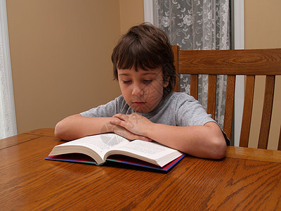 年轻男孩在读书学习知识青少年少年教育学生孩子青春期阅读男生图片