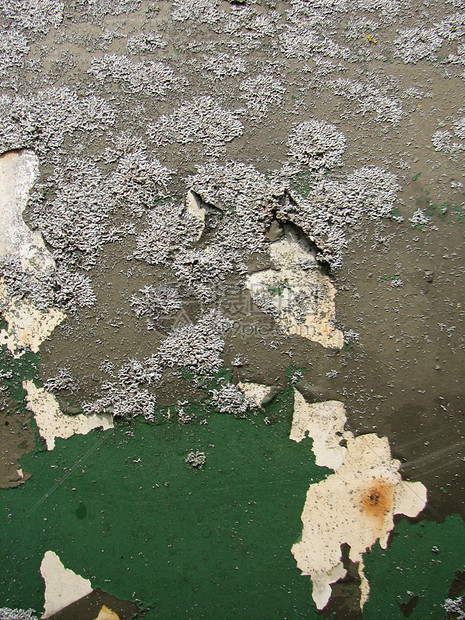 涂料恶化的后台背景结构坚固的背景结构灰色绿色图片