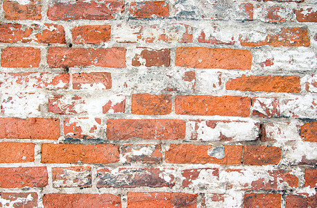 旧砖墙水泥矩形积木建筑学红色石头石匠棕色城市材料图片