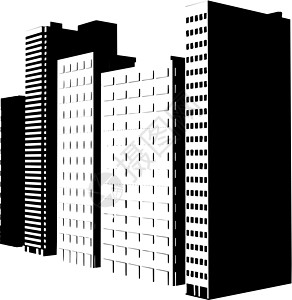 城市建筑学建筑插图背景图片