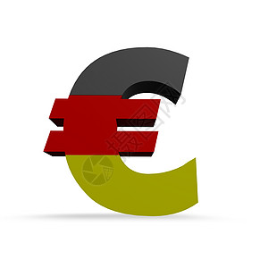 欧元课程货币库存交换金子红色旗帜黑色背景图片