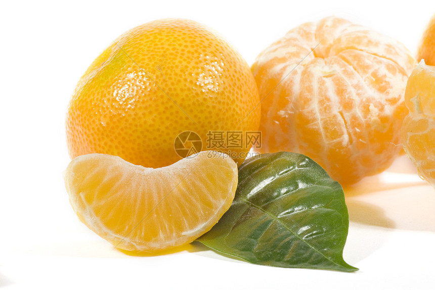普通中达林晴天枝条绿色肉质叶子水果橙子果汁白色维生素图片