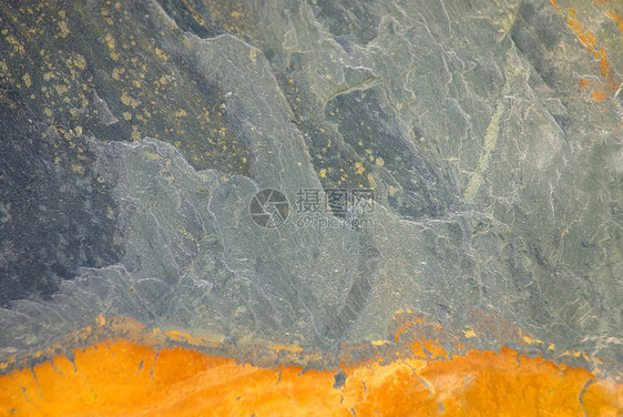 页岩的旗石效果颜色边缘矿物对角线灰色地衣宏观报告橙子图片