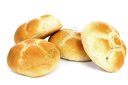 新鲜卷食物面包烹饪宏观篮子小麦早餐熟食金子包子图片