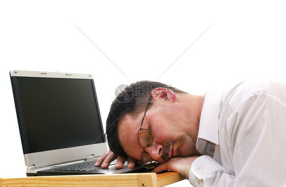 商务人士睡眠睡觉图片