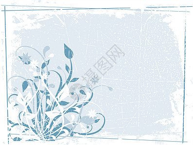Florol 抽象背景摘要背景装饰品曲线边界装饰漩涡叶子插图植物风格框架图片