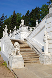 楼梯大理石建筑蓝色文化花园天空公园雕像晴天建筑学图片