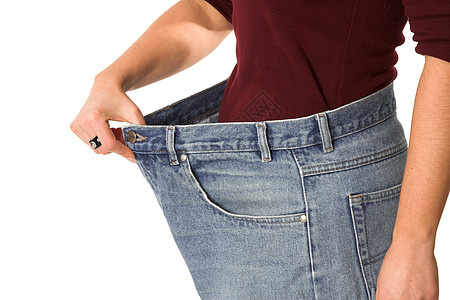 减负权重牛仔裤饮食女性体重减肥女性化图片