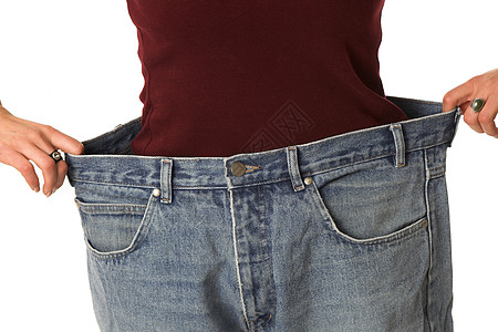 瘦了很多体重饮食合身腰围问题减肥牛仔裤图片