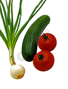 蔬菜西红柿黄瓜洋葱食物绿色图片