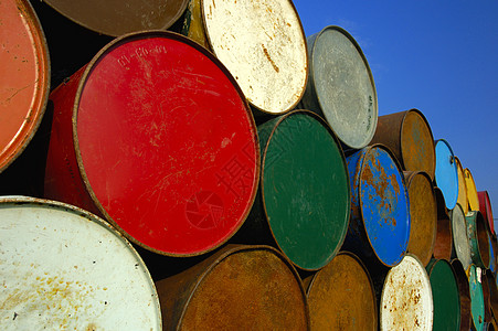 石油桶汽油圆圈垃圾桶汽车集装箱油桶气体工业原油化石图片