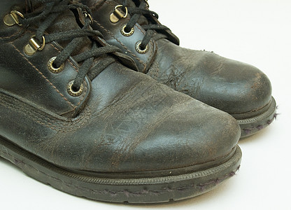 Boots 配对工具靴子季节性黑色皮革鞋类季节图片
