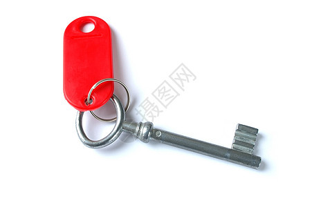 密钥关键键储物柜安全红色金属白色图片