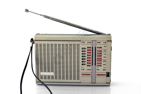 旧无线电台复古晶体管广播音乐频率复兴古董拨号天线图片