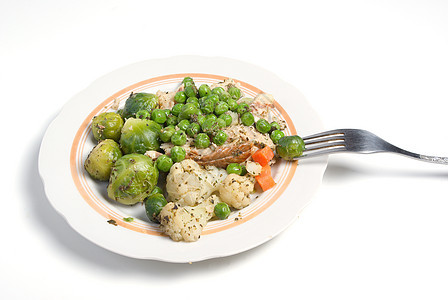 蔬菜菜盘食物烹饪营养环境盘子早餐豆芽鱼片菜单野餐图片