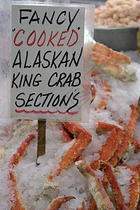 海产食品市场     螃蟹腿图片