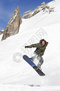 滑雪冻结衣服旅行空气青少年夹克滑雪板爱好木板平衡图片