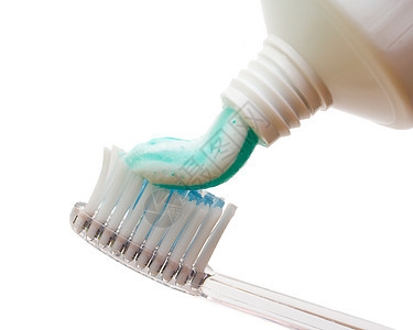 带有牙膏的牙刷塑料刷子保健牙科管子药品健康洗手间牙医卫生图片