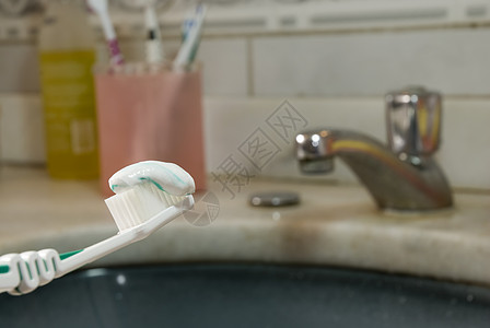 牙笔刷个人牙膏空间身体盆地牙线卫生间牙刷卫生学牙科背景图片