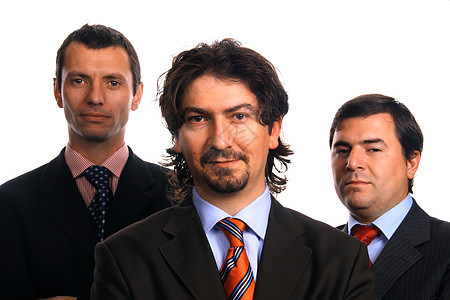 商业队团体经理办公室思考男生团队领带公司男性商务背景图片