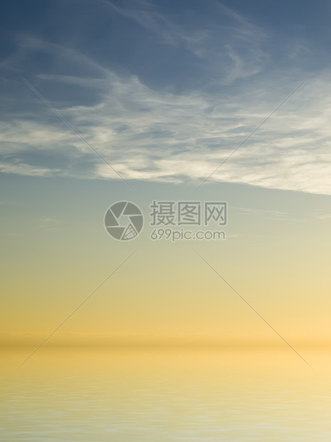 地中海黄昏孤独气象天空环境气氛天顶海洋日出地球风景图片