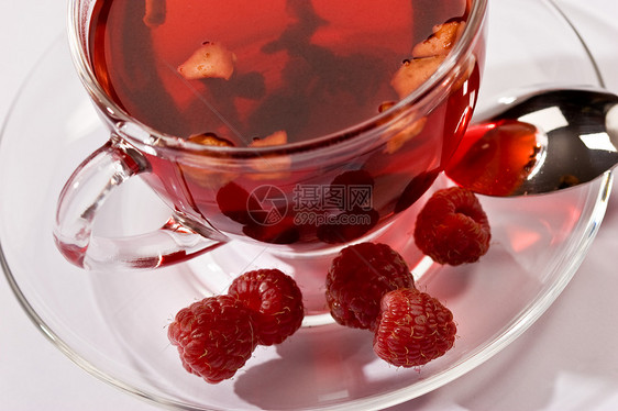 茶叶加草莓图片