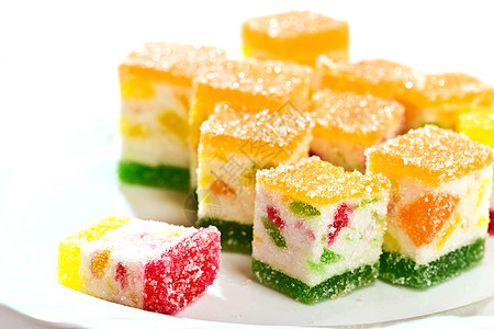 果冻小吃甜点食物饮食蜜饯糖果黄色水果营养图片